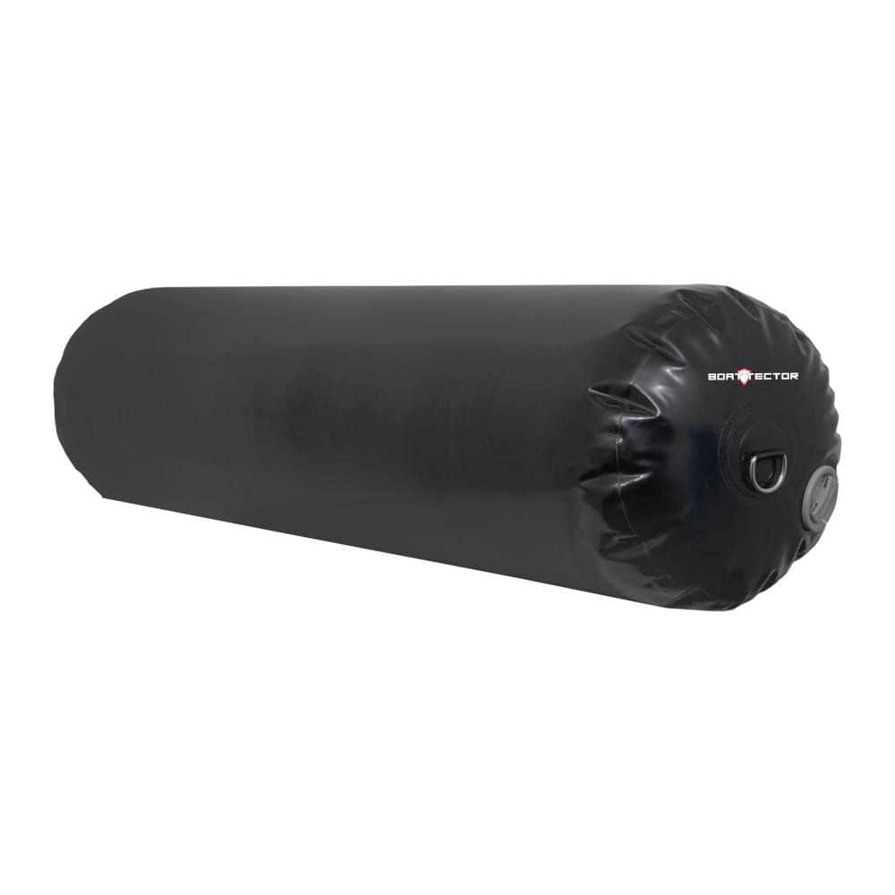 Heavy-Duty Inflatable Rafting Fender with Stainless Steel D-Rings for Boats, Yachts & Sailboats-48 in. x 12 in., Black price history on PriceWatchPro