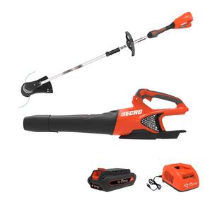 eFORCE 56V Cordless Battery Combo Kit 2-Tools, 16 in String Trimmer, 151 MPH, 526 CFM Blower w/2.5Ah Battery and Charger