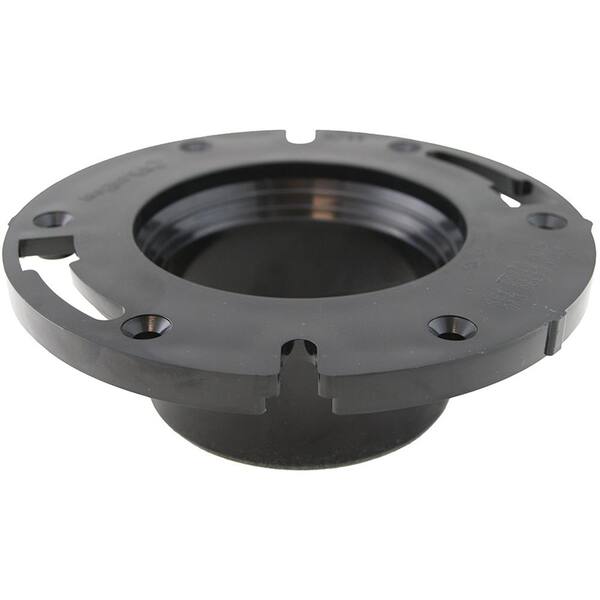 JONES STEPHENS 7 in. O.D. ABS Offset Closet (Toilet) Flange Less