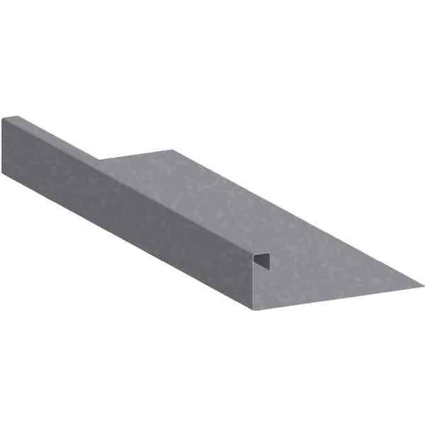 Gibraltar Building Products 7.5 in. x 10 ft. Galvanized Steel Water-Rain Diverter Roof Flashing