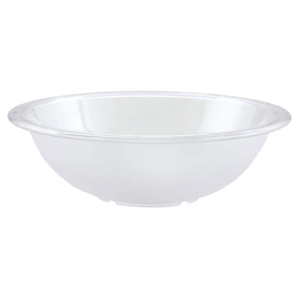 10 in. 92 fl. oz. Clear Pebbled Polycarbonate Serving Bowl
