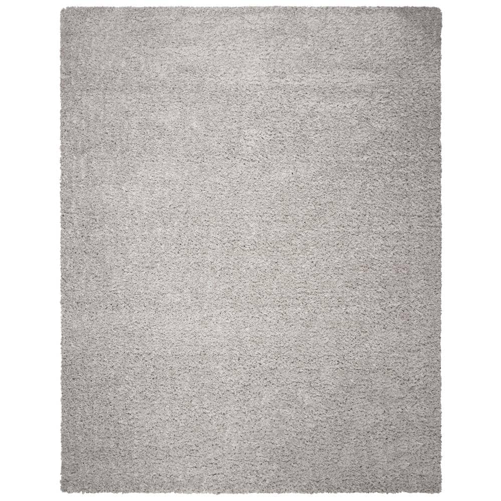 Madrid Shag Silver 8 ft. x 10 ft. Solid Area Rug price history on PriceWatchPro