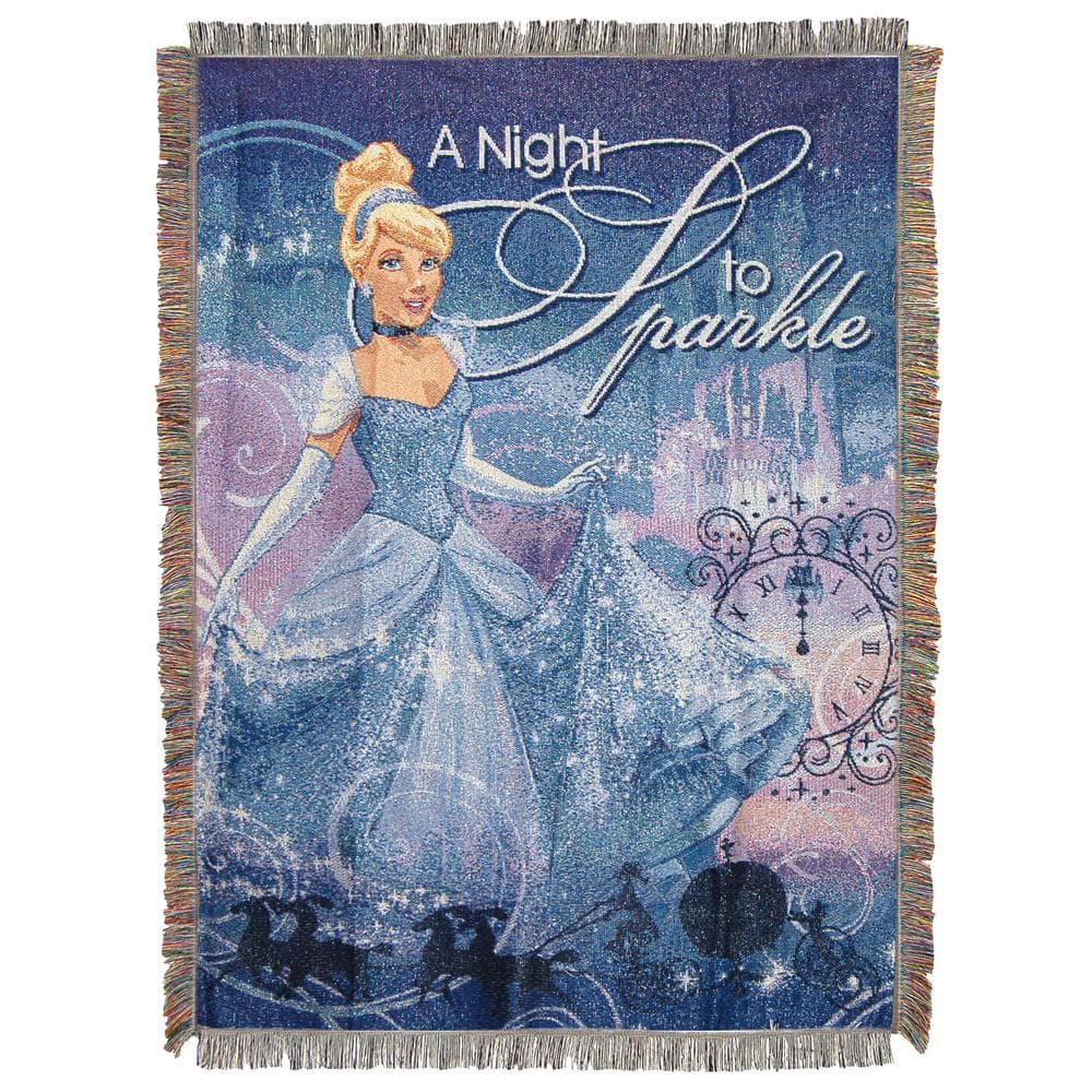 Disney's Cinderella 2-Piece No-Sew Fleece Blanket Kit