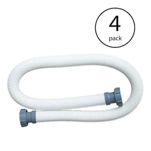 1.5 in. Dia x 59 in. Water Accessory Pool Pump Replacement Hose (4-Pack)