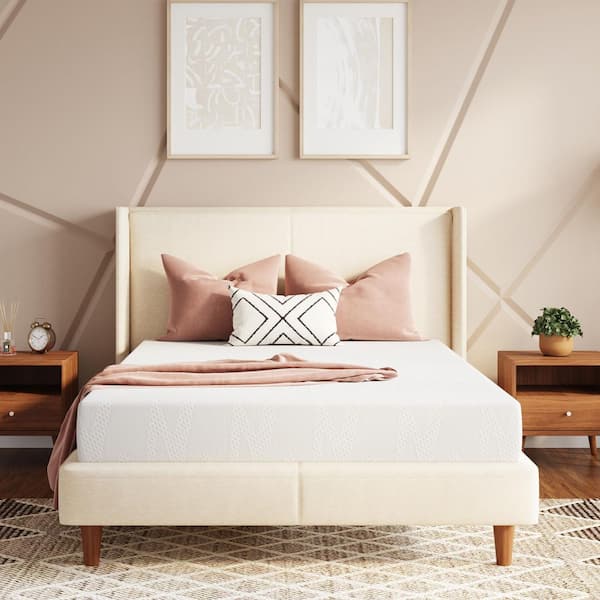 Full Medium Cooling Gel Memory Foam 8 in. Mattress, Comfort and Supportive Bed-in-a-Box Mattress