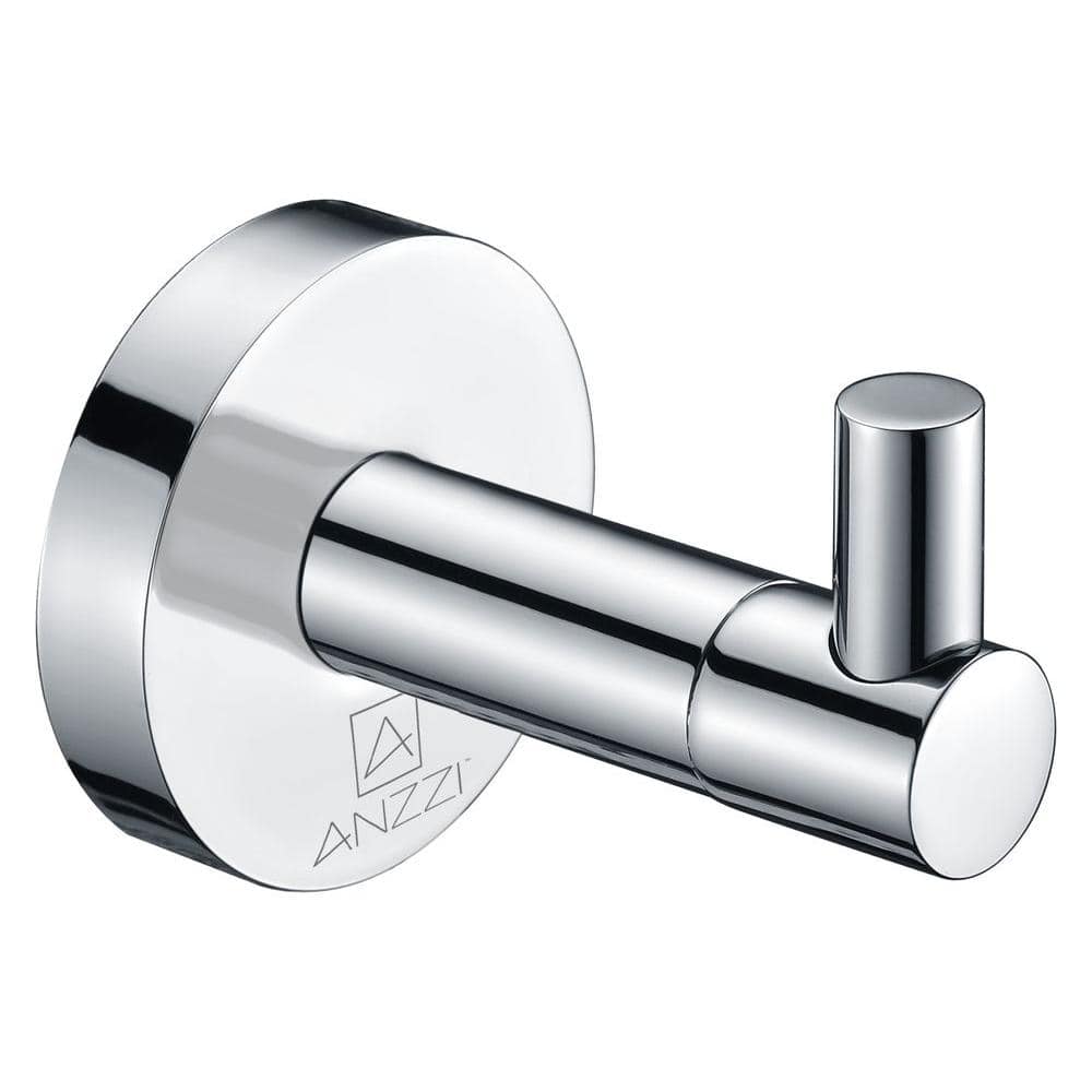 ANZZI Caster Series Double Robe Hook in Polished Chrome AC-AZ004 - The Home  Depot