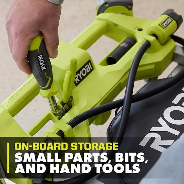 RYOBI - ONE+ 18V Cordless Automotive Dual Function 400 lb. Capacity, 800 Lumen Lighted Mechanic Garage Creeper Seat (Tool Only)