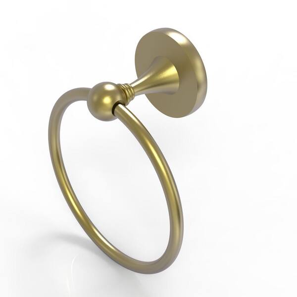 Allied Brass Shadwell Collection Wall Mounted Towel Ring in Satin Brass
