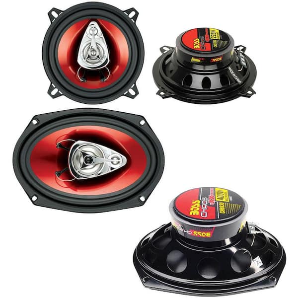 Boss Audio Systems 5.25 in. 3-Way 225-Watt Plus Boss 6 in. x 9 in. 3 ...