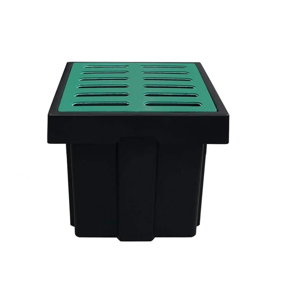 18 in. x 15 in. Catch Basin for Drainage with Fiber Glass Grate, Large Drainage Basin with Debris Basket for Yard price history on PriceWatchPro
