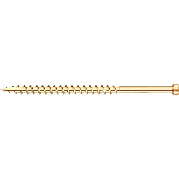 #8 x 3-1/8 in. Star Drive Trim-Head Wood Deck Finish Screw (300-Per Pack)