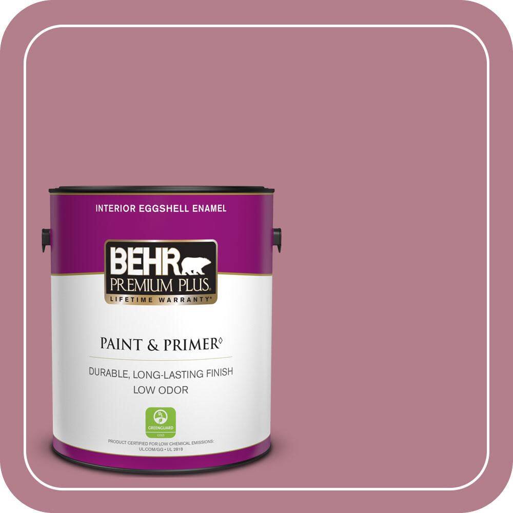 1 gal. #100D-4 Degas Pink Eggshell Enamel Low Odor Interior Paint & Primer price history on PriceWatchPro