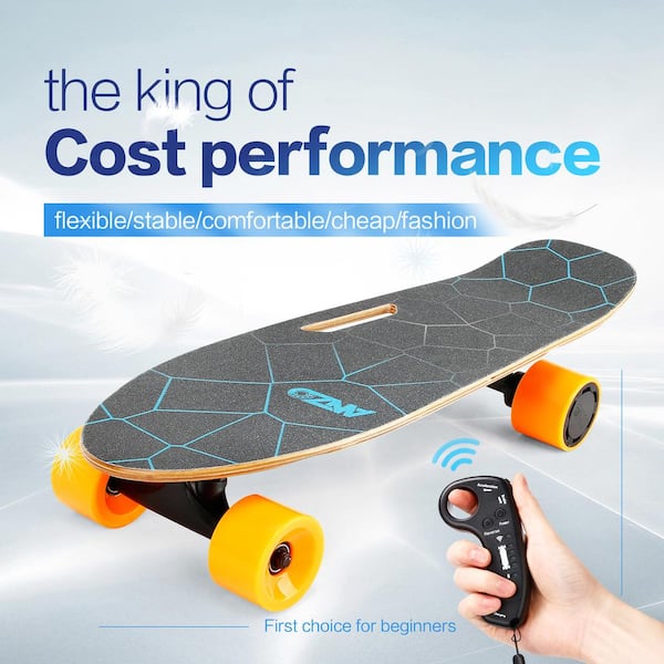 Electric Skateboard Complete with Wireless Remote Control 350W Motor, 7 2024 Lays Map