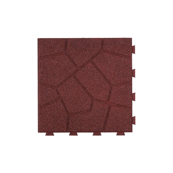 16" x 16" SmartLoc Red Stone Paver-75 pack