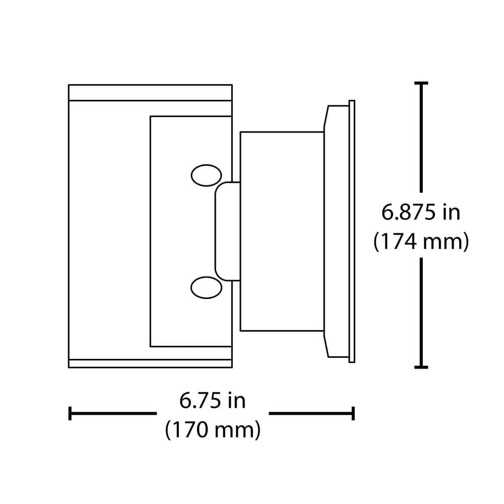 White Matte Cylinder LED Outdoor Wall Light