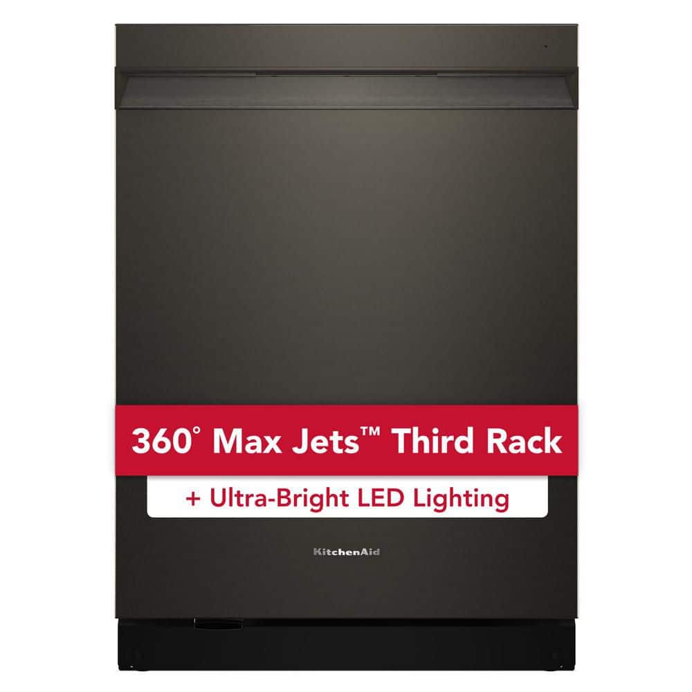 24 in. Top Control Built-In Tall Tub Dishwasher in Black Ore with Ultra-bright LED Lighting