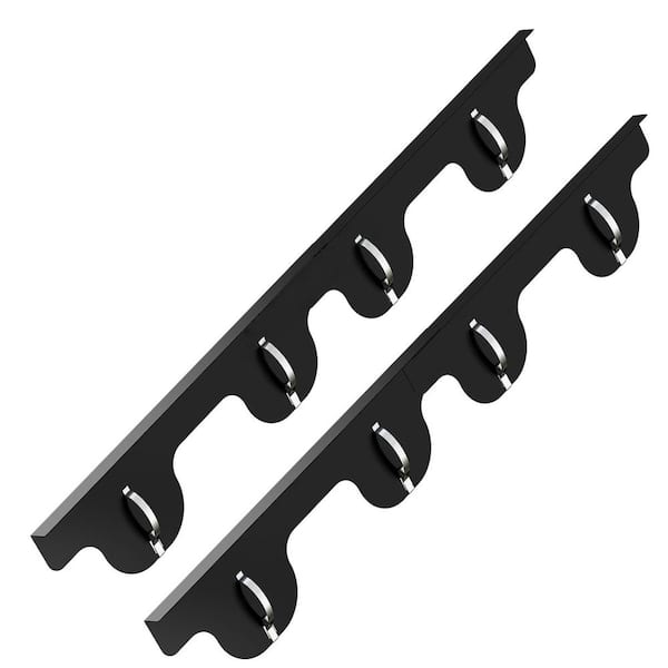 2 Pack Black Stainless Steel Stove Gap Covers, Oven Side Gap Filler, Stove Gap Filler Retractable Length