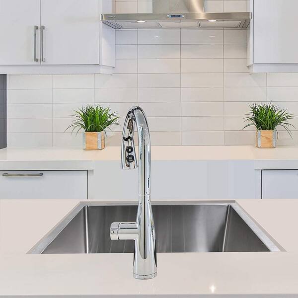 Silver Stainless Steel 24 in. x 18 in. Single Bowl