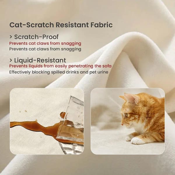 Magic Home 89 Armless Modular 2-Piece Microfiber Upholstered