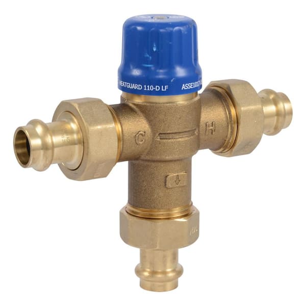 1/2-in Copper Press HG110D Thermostatic Mixing Valve