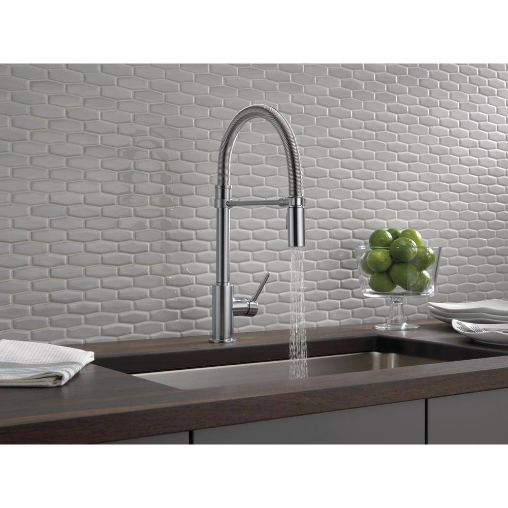 Arctic Stainless Steel Pull-Down Kitchen Faucet with Spray