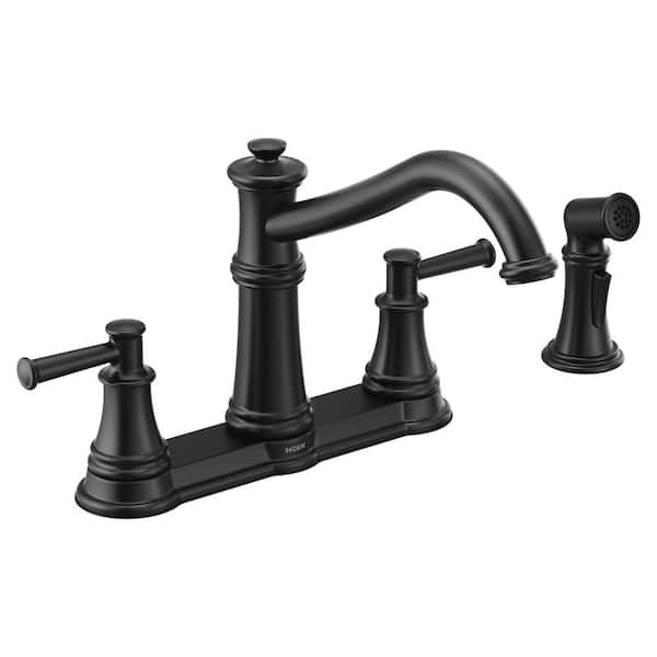 Belfield 2-Handle Standard Kitchen Faucet in Matte Black