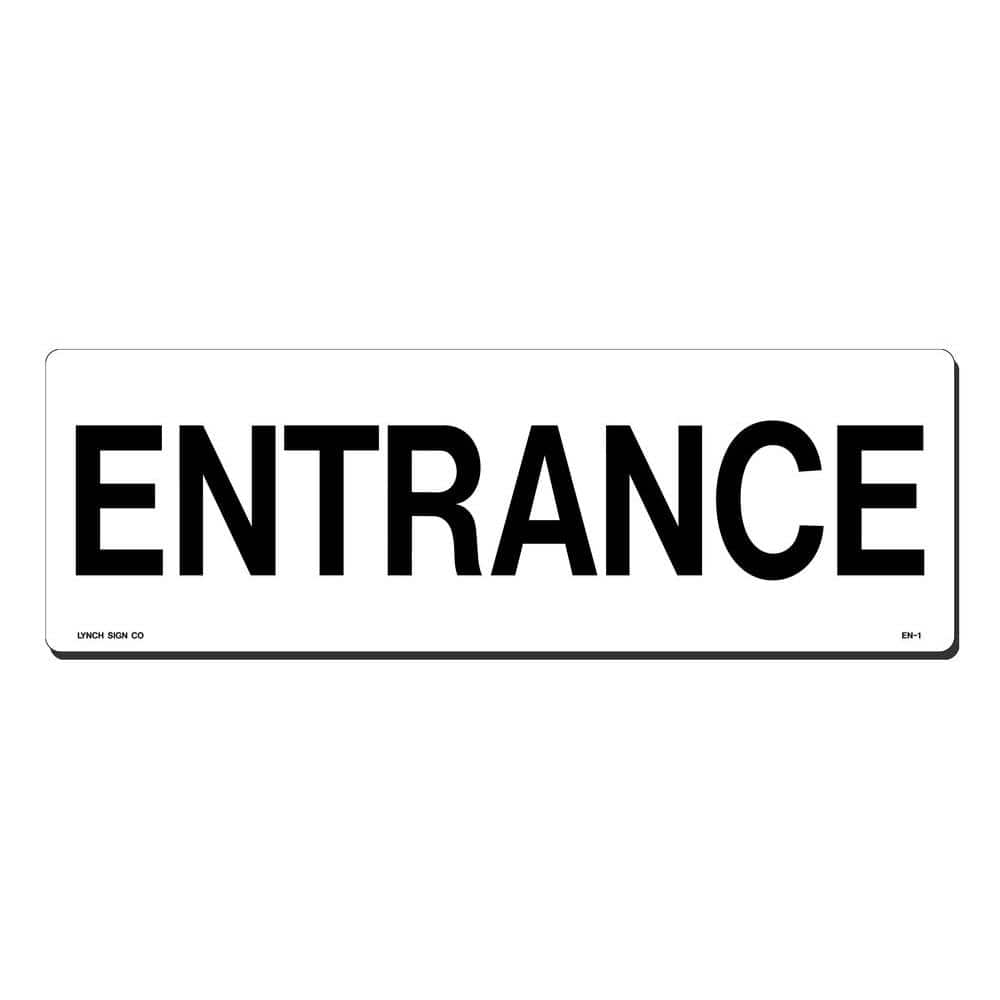 Reviews for Lynch Sign 16 in. x 5 in. Entrance Sign Printed on More ...