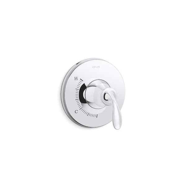 KOHLER Bellera 1-Handle Valve Handle Trim in Polished Chrome (Valve Not Included)