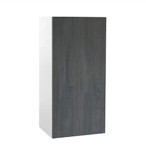 Quick Assemble Modern Style, Carbon Marine 24 x 42 in. Wall Kitchen Cabinet (24 in. W x 12 D x 42 in. H)