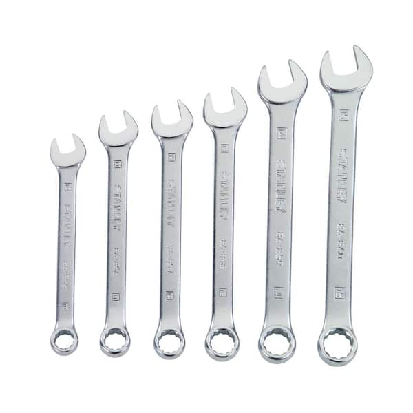 Stanley Metric Combination Wrench Set (6-Piece) 85-928 - The Home Depot