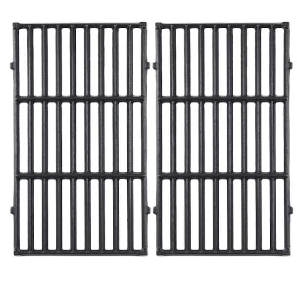 7637 Cast Iron Grill Grates for Weber Spirit 200 and GS4 Spirit II E210 E220 S210 S220, 17.5 in x 10.2 in Each