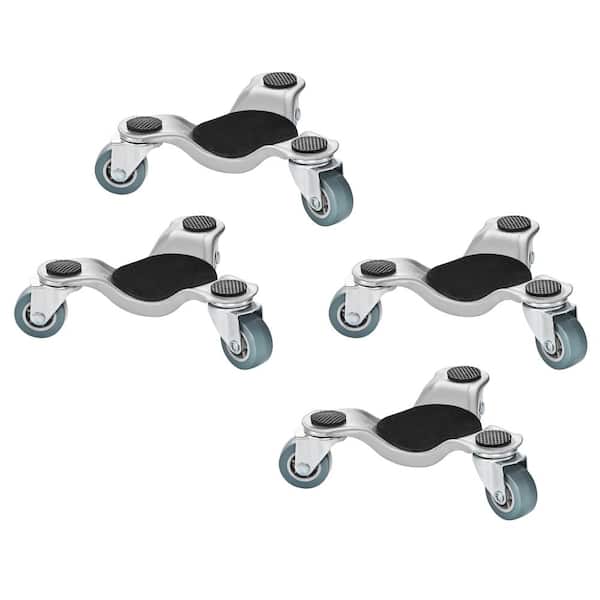 Avex 4 Pack 440 lb. Load Capacity Steel Tri-dolly Set Furniture Mover