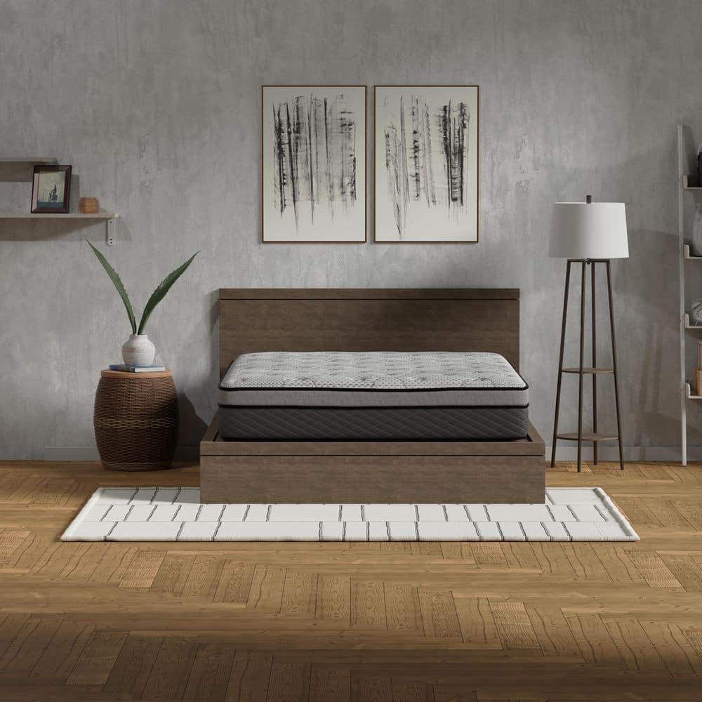 Hybrid King Medium to Firm Countering Comfort Layer Pocketed Coil System 12 in. Bed-in a-Box Mattress price history on PriceWatchPro