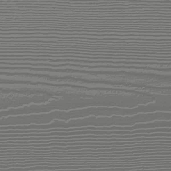 Hardie Plank HZ5 8.25 in. x 144 in. Statement Collection Gray Slate Cedarmill Fiber Cement Lap Siding