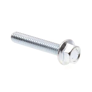 1/4 in.-20 x 1-1/2 in. Zinc Plated Case Hardened Steel Serrated Flange Bolts (25-Pack)