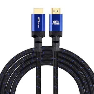 10 ft. 4K HDMI Cable, High Speed 18 Gbps HDMI to HDMI Cable - Blue