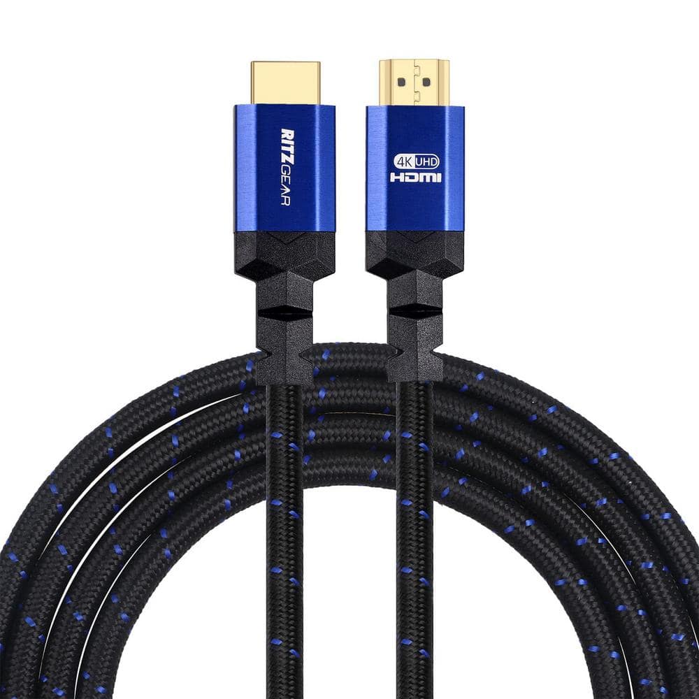 4 ft. 4K HDMI Cable, High Speed 18 Gbps HDMI to HDMI Cable Blue (5-Pack) price history on PriceWatchPro