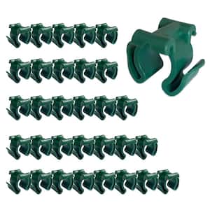 Plastic Greenhouse Shelf Clips 0.63 in. x 0.9 in x 0.9 in, Pack of 32, Greenhouse clips