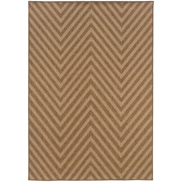 Home Decorators Collection Cayman Natural  Doormat 3 ft. x 5 ft. Indoor/Outdoor Patio Area Rug