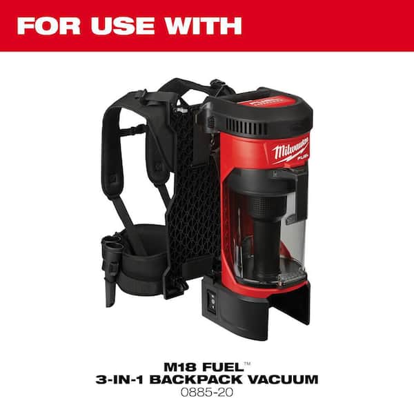 Milwaukee M18 Backpack Vac Replacement Filter - 49-90-1963 For Fine Dust Collection (2 Pack) 6 thumbnail image