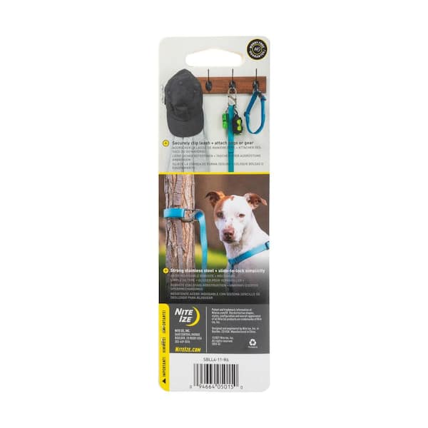  Nite Ize MicroLink Pet Tag Carabiner, Stainless Steel Cat and  Dog Tag Clip, 2 Pack : Pet Supplies