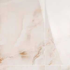 Selene Onyx Pearl 24 in. x 48 in. Polished Porcelain Floor and Wall Tile (15.49 sq. ft. / Case)