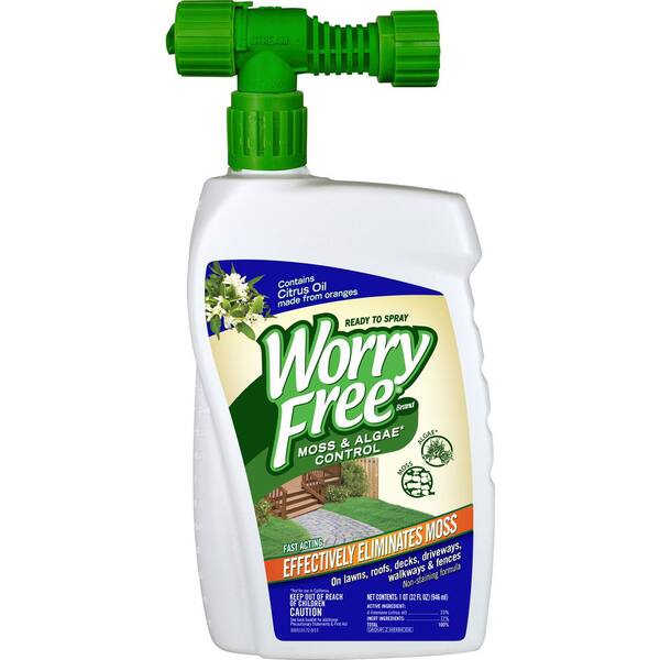 Worry Free 32 oz. Moss and Algae Control