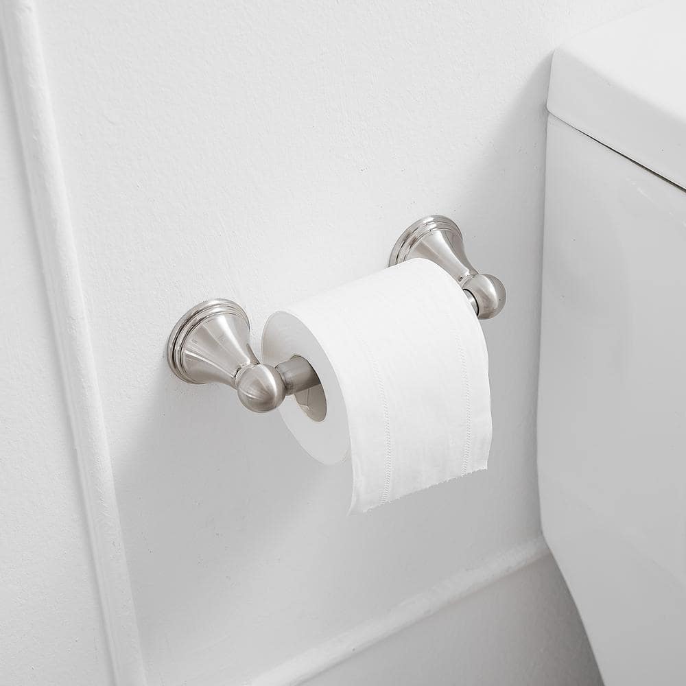 Nickel Wall Mounted Traditional Toilet Paper Holder