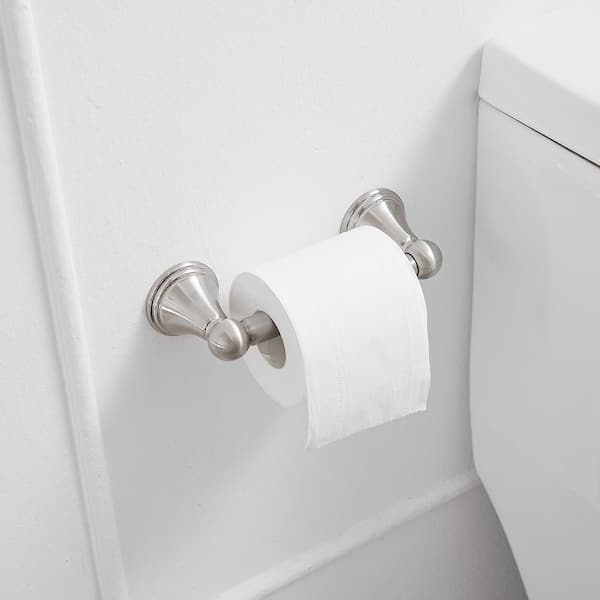 Freestanding Toilet Tissue Holder With Storage Bronze - Nu Steel