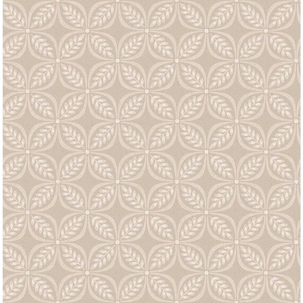 Advantage Beige Morgrove Trellis Wallpaper Sample