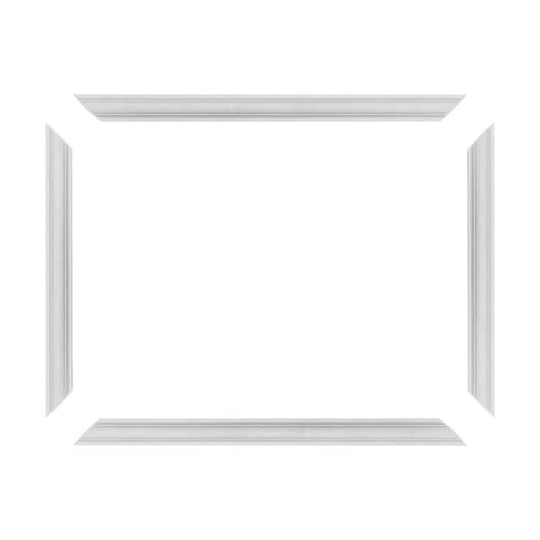 Trim Fast 5/8 in. D x 18 in. W x 24 in. L Unfinished Polystyrene, Pre-mitered, Wall Panel Moulding Frame, Peel & Stick