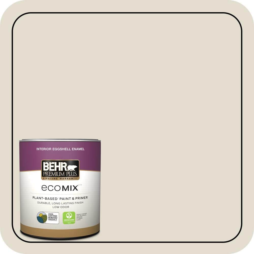 1 qt. #N340-1 Light Granite Eggshell Enamel EcoMix Plant-Based Interior Paint & Primer price history on PriceWatchPro