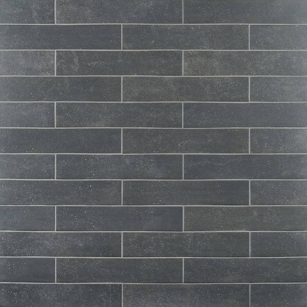 Sanskrit Black 4 in. x 0.35 in. Matte Porcelain Floor and Wall Tile Sample price history on PriceWatchPro