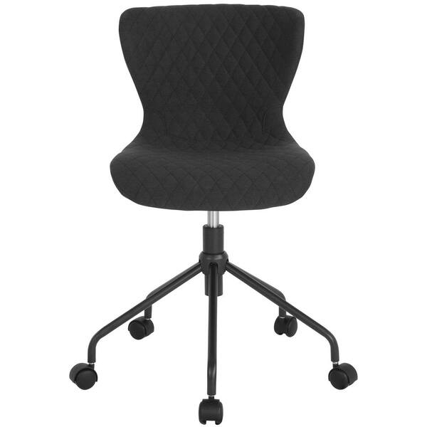 Carnegy Avenue Black Fabric Office/Desk Chair